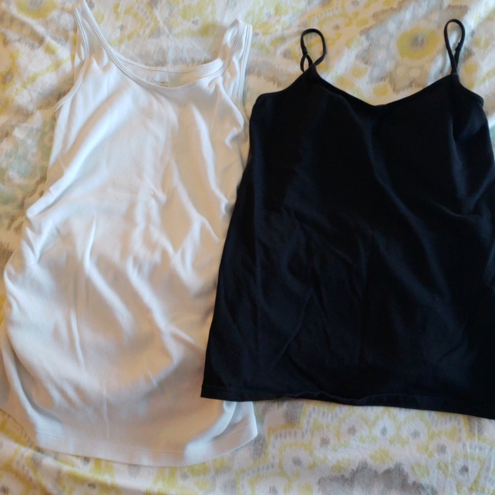 Two maternity tanks